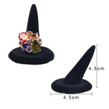 Multi-Finger Tip Velvet Ring Display Stand Holder Showcase
