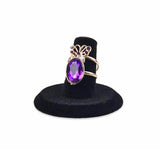 Multi-Finger Tip Velvet Ring Display Stand Holder Showcase