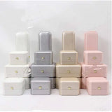 Star PU Leather Jewelry Box Ring Necklace Packing Bracelet Box