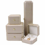 Star PU Leather Jewelry Box Ring Necklace Packing Bracelet Box