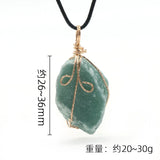 Crystal Quartz Rough Stone Pendant for Necklace