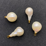 Natural Pearl Pendant Necklace Baroque Bead DIY Jewelry Gift