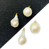 Natural Pearl Pendant Necklace Baroque Bead DIY Jewelry Gift