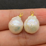 Natural Pearl Pendant Necklace Baroque Bead DIY Jewelry Gift