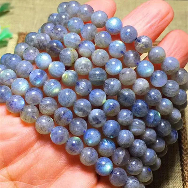 Natural Moonstone Bracelet For Women Labradorite Beads Crystal Stone