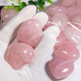 Rose Quartz Crystal Heart Chakra Healing Reiki 40mm Stone Beads DIY Gift