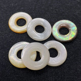 Natural Sea Shell Pendant Circle Shape Charms Jewelry Making Supplies DIY