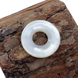 Natural Sea Shell Pendant Circle Shape Charms Jewelry Making Supplies DIY