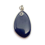 Natural Stone Tiger Eye Drop Oval Amethyst Pendant Charm