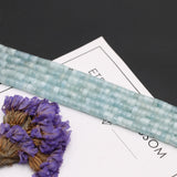 Natural Stone Aquamarine Flat Beads 2x4mm DIY Jewelry Making