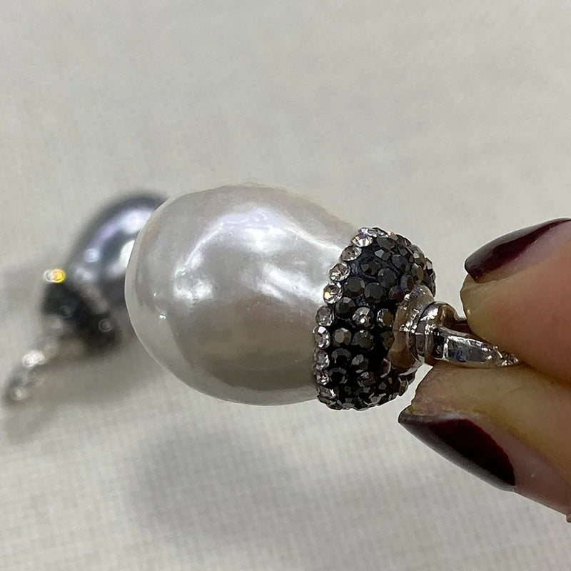 Natural Potato Pearl Pendant for Women Jewelry Making