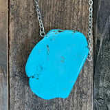 Natural Turquoise Pendant Necklace Reiki Crystal Dragon Beads Chakra