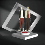 1pcs Chinese 19 Old Xian Standing Plate Stand Model Home Desk