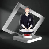 1pcs Chinese 19 Old Xian Standing Plate Stand Model Home Desk