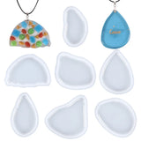 Silicone Epoxy Resin Mold for DIY Necklace Keychain Jewelry Craft