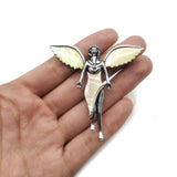 Natural Shell Abalone Shell Brooch Pendant for Women