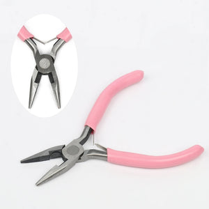 Pink Stainless Steel Pliers Cutter with Insulated Clamping Tip