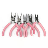 Pink Stainless Steel Pliers Cutter with Insulated Clamping Tip