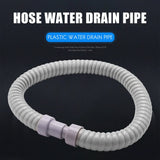 Plastic Drain Pipe Hose for Air Conditioner - Gray