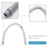 Plastic Drain Pipe Hose for Air Conditioner - Gray