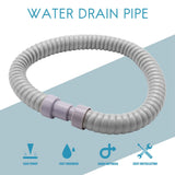 Plastic Drain Pipe Hose for Air Conditioner - Gray