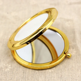 Metal Blank Round Compact Mirror 70mm DIY Women Cosmetic Pocket Mirror