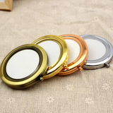 Metal Blank Round Compact Mirror 70mm DIY Women Cosmetic Pocket Mirror