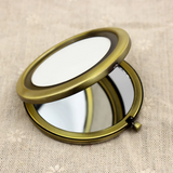 Metal Blank Round Compact Mirror 70mm DIY Women Cosmetic Pocket Mirror