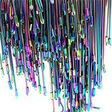 Rainbow Round Snake Necklace 1.2mm Stainless Steel Chain DIY Jewelry Material