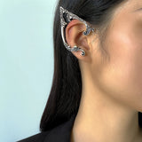 Retro Antique Elf Ear Clip Earrings Punk Fairy Ear Cuff Earring Women