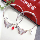 Retro TGCF Hua Cheng Xie Lian Butterfly Pendant Bracelet Cosplay Prop