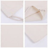 1 Reusable Cotton Muslin Drawstring Bag Organic Dust Bag for Jewelry Packaging