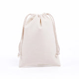1 Reusable Cotton Muslin Drawstring Bag Organic Dust Bag for Jewelry Packaging
