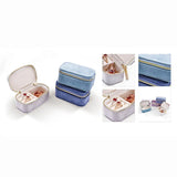 Mini Velvet Ring & Earrings Box - Portable Jewelry Bag