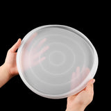 Round Coaster Base Cup UV Silicone Epoxy Resin Molds DIY Home Decoration