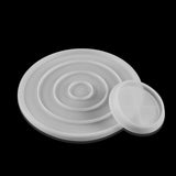 Round Coaster Base Cup UV Silicone Epoxy Resin Molds DIY Home Decoration