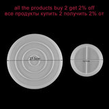 Round Coaster Base Silicone Mould for DIY Resin Crafts