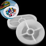 Rounded Oval Dish Plate Epoxy Resin Molds Silicone Trinket Tray