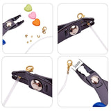 Saliva Pliers Olecranon Pliers Handcraft Beading Insulated Plier for DIY Small J