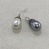 Shell Bead Necklace Pendant Round Inlay Craft Jewelry DIY Earring Making