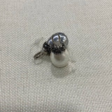 Shell Bead Necklace Pendant Round Inlay Craft Jewelry DIY Earring Making