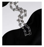 Stainless Steel Brambles Choker Necklace Hip-hop Gothic Punk Style