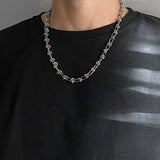 Stainless Steel Brambles Choker Necklace Hip-hop Gothic Punk Style