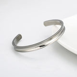 Stainless Steel Cuff Bracelet Hair Band Bangle Women Jewelry