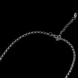 Stainless Steel Love Angel Wing Heart Bell Chain Necklace
