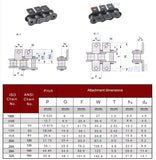 Stainless Steel Full Buckle Chain Double/Single-side Conveyor Chain