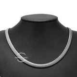 Stainless Steel Snake Chain 6mm Choker 18 inch