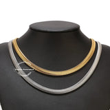 Stainless Steel Snake Chain 6mm Choker 18 inch