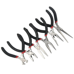 Stainless Steel Pliers Round Nose Cutter Insulated Tip Jewelry DIY Tools