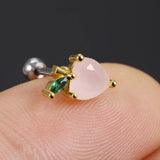 Rainbow CZ Zircon Small Cartilage Stud Earring